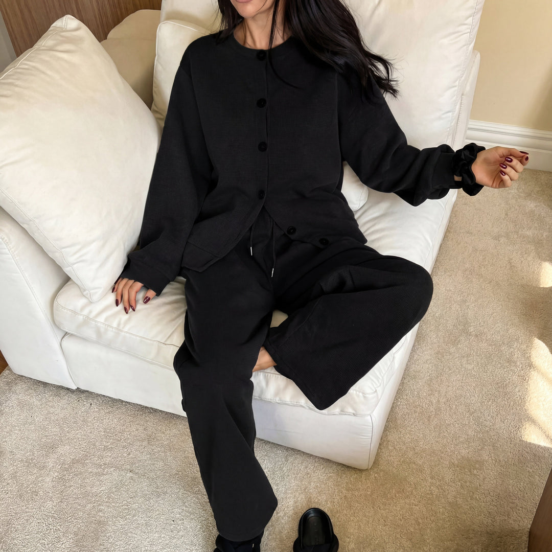 MAISIE™ - Relaxed Button-Up Two-Piece Set
