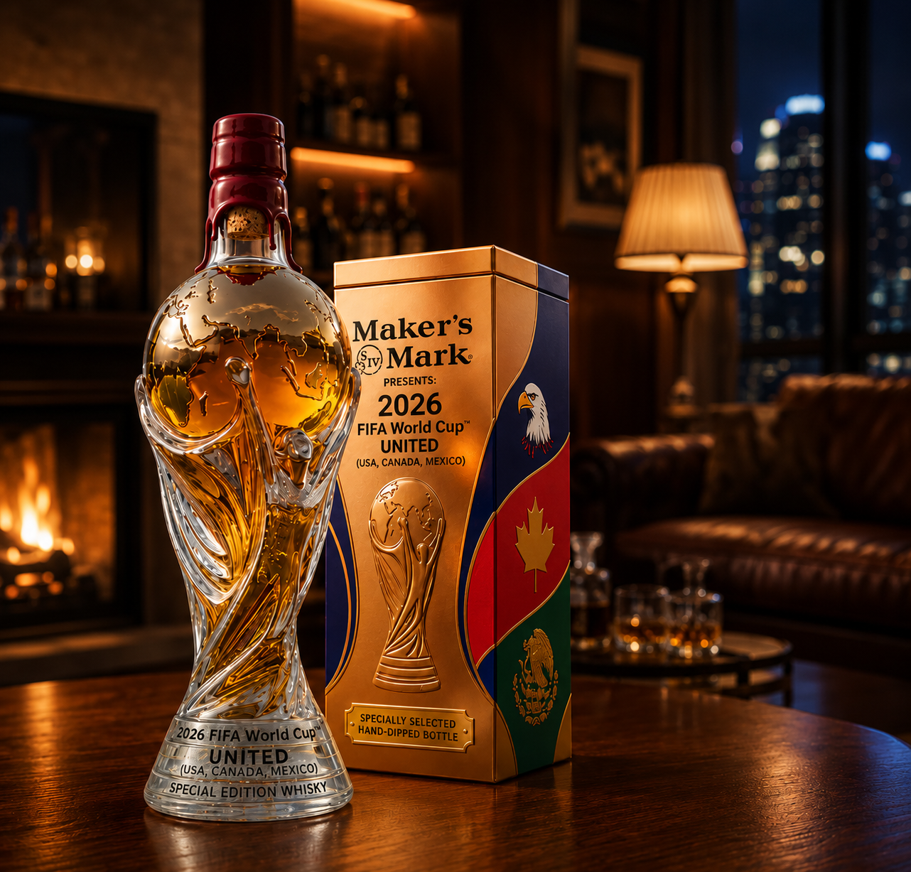 Édition Coupe du Monde 2026 - Carafe à Whisky